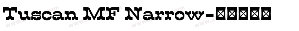 Tuscan MF Narrow字体转换